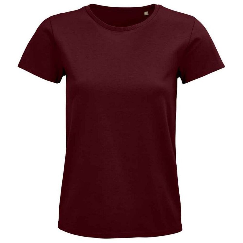 SOLS Womens/Ladies Pioneer T-Shirt / Burgundy